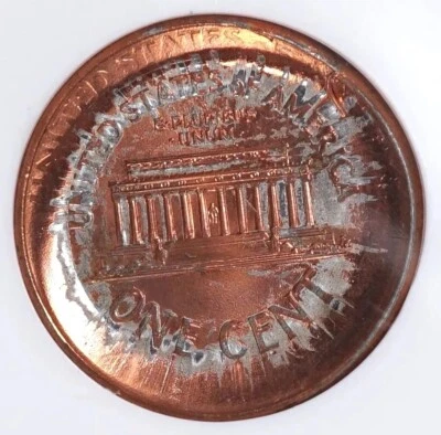 2000 1c Double Struck Capped Cupped Die Cap - Rare Mint Error Coin NGC MS67RD - Image 1 of 3