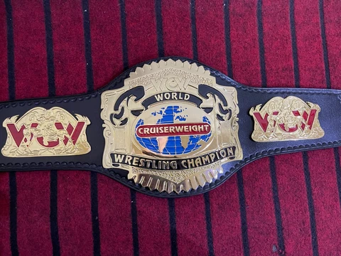 New Cruiser Weight World Championship Wrestling Leather Title Belt 2 mm Brass Cover
