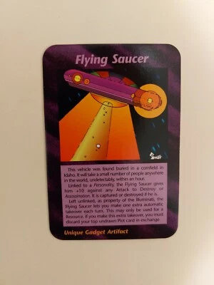 INWO Illuminati New World Order FLYING SAUCER 1995 Unlimited Edition - Kartenspiel - Bild 1 von 2