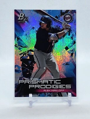 2019 Bowman Platinum ALEX KIRILLOFF Prismatic Prodigies TWINS #PPP-34 - Image 1 of 2