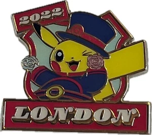 2022 Pokémon Pikachu London Souvenir Pin Badge - Picture 1 of 3