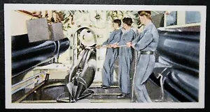 Royal Navy Submarine Torpedo Loading     Vintage 1938 Card  CD22MS - Picture 1 of 1