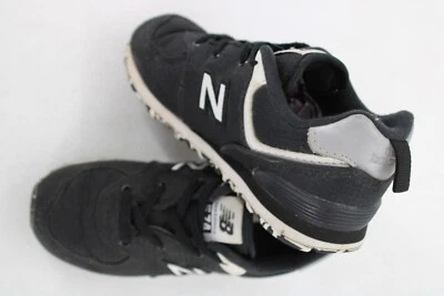 New Balance 574 Toddler Walking Shoes Sneakers KL574SKI - Black/White Size 10 - Image 1 of 4