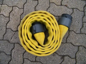 Unused 3" x 12' Supply Fire Hose 300PSI Ponn Snap-Tite w/Redhead NH Fittings - Picture 1 of 10