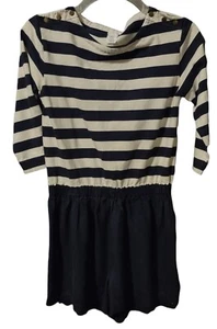 Romper by Crewcuts Size 14 One Piece Romper Long Sleeve Shorts Snaps on Shoulder - Picture 1 of 12