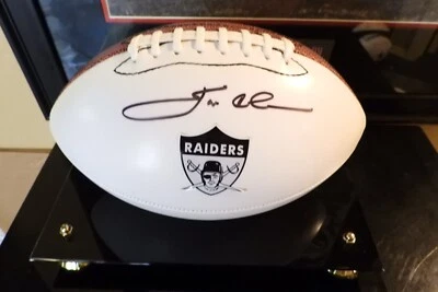 Autógrafo de fútbol americano de los Oakland Raiders firmado por Jon Gruden autografiado Foto 1 de 4