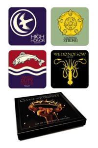 Game of Thrones House Sigil Untersetzer Set 2 Arryn Reifen Tully Greyjoy Untersetzer - Bild 1 von 1