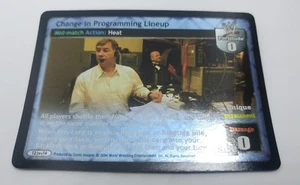 WWE Raw Deal CHANGE IN PROGRAMMING LINEUP FOIL CARD - Picture 1 of 1