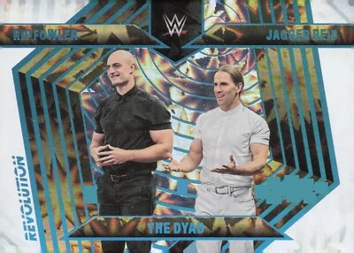 The Dyad 2023 Panini Revolution WWE #142 Impact Parallel 074/199 - Image 1 of 2