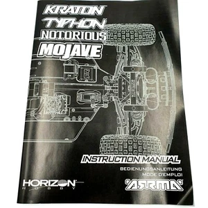 ARRMA Kraton, Typhon, Notorious, Mojave - Manuale Istruzioni V5 2020 - Foto 1 di 1
