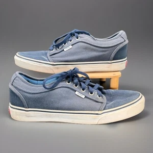 VANS Chukka Low Dress Blues PRO Canvas Skateboard Sneakers Men’s Size 10.5 - Picture 1 of 22