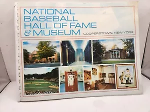 Vintage 1972 National Baseball Hallmof Fame & Miseum Spirl Bound Booklet - Picture 1 of 7