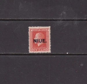 Niue 1917 1d Carmine of New Zealand Overprinted Niue Mounted Mint - Picture 1 of 1
