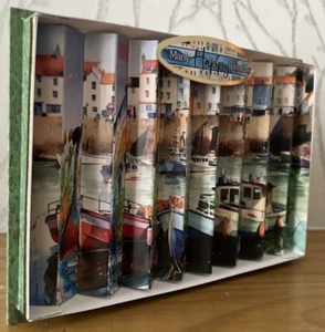 Boxed Handmade A6 Double Aspect Themed Birthday Cards - only Boat/Fish left - Picture 1 of 5