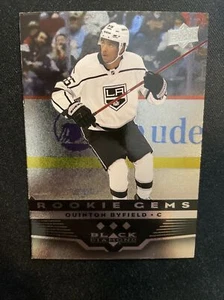 21-22 UD Extended Hockey Rookie Gems Black Diamond BD-35 Quinton Byfield - Picture 1 of 2