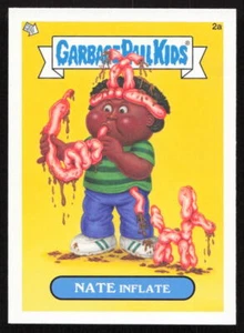 Garbage Pail Kids 2013 Mini Cards #2a Nate Inflate - Picture 1 of 2