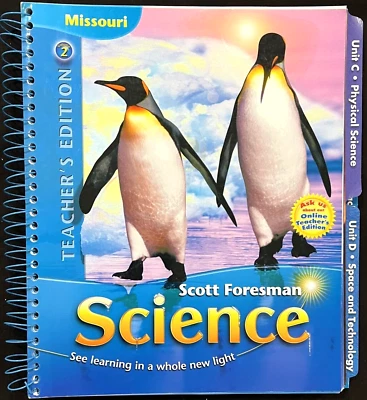 1st Grade - SCIENCE TEACHER MANUAL (Vol 2)  (2006, Scott Foresman) - Image 1 of 4