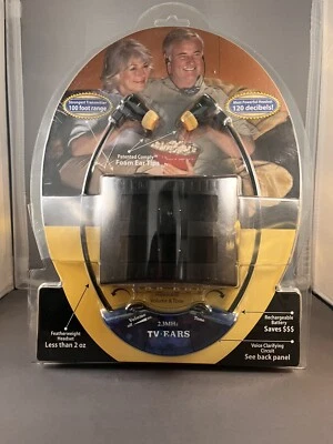 TV Ears 2.3 MHZ Wireless Headset TV Hearing Aid Device Open Box - Image 1 of 2