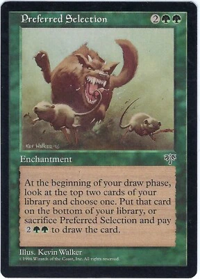 Preferred Selection Mirage Rare – MTG Magic the Gathering Card - Image 1 of 2