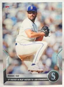 Robbie Ray 10/2/2022 Topps Now 2nd Fastest MLB to 1,500 Ks #1001 MARINERS SP/344 - Picture 1 of 2