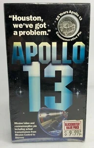 Apollo 13: 25th Anniversary Video & Commemorative Pin - New & Sealed - VHS - Picture 1 of 7