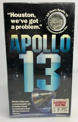 Apollo 13: 25th Anniversary Video & Commemorative Pin - New & Sealed - VHS - Image 1 of 4