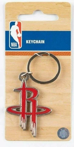 Houston Rockets Heavyweight Metal Keychain Keyrings Cover