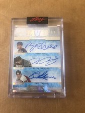 2020/21 LEAF SUPERLATIVE SIGNATURES MV3 HULL,LINDROS,FORSBERG #2/2 SP