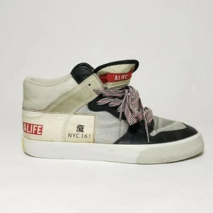 Alife - NYC 161 Everybody High America Leather & Nylon Grey Sneakers US 11 EU 43 - Picture 1 of 12