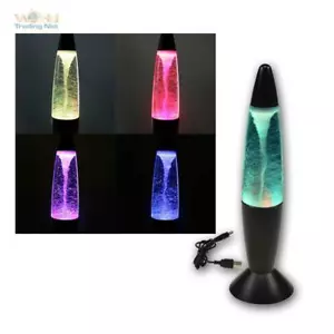 LED Dekoleuchte Tornado 31cm inkl Leuchtmittel und Farbwechsel Deko Lampe Tisch - Bild 1 von 6