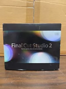 Final Cut Studio 2 HD Pro Upgrade Version MA888Z/A Discs Booklet Manuals Box - Picture 1 of 2