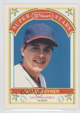 1989 JJ Nissen Super Stars Food Issue Wally Joyner #1
