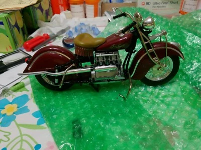MOTORCYLE BIKE INDIAN FRANKLIN MINT LOT 0 0 0 1 - Image 1 of 4