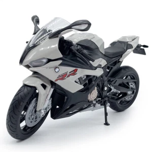 1/12 Scale BMW S1000RR Motorcycle Model Diecast Motorbike Model Boys Toys Gray - Picture 1 of 10