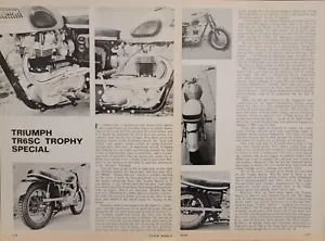 Triumph TR6SC 1966 Trophy artículo de prueba especial de motocicleta - Imagen 1 de 1