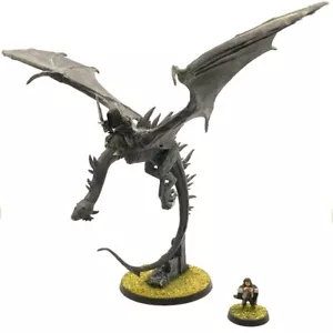 Ringwraith on Fell Beast 2 Painted Miniatures Nazgul Frodo Middle-Earth - Picture 1 of 9