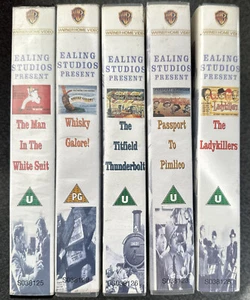 5x Ealing Studios VHS Ladykillers, Whisky Galore!, Passport To Pimlico Etc NEW - Picture 1 of 2
