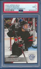 2023 Upper Deck Game Dated Moments #1 - CONNOR BEDARD - GRADED PSA 9 (MINT) !!
