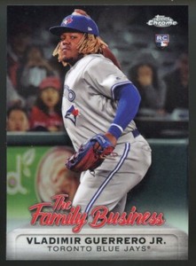 2019 Topps Chrome Update Vladimir Guerrero Jr The Family Business ROOKIE RC 