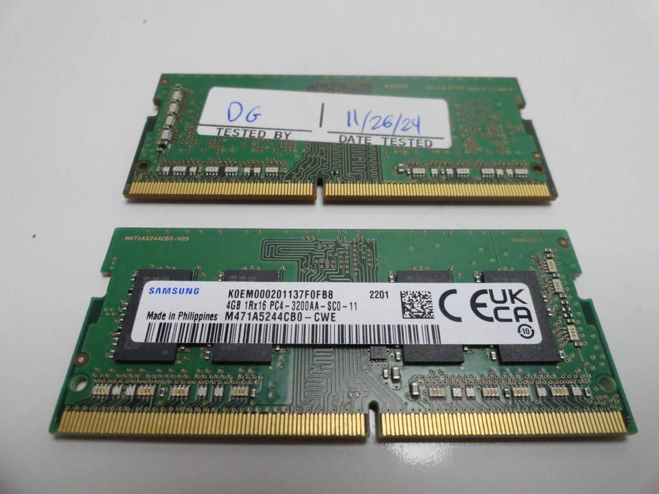 Samsung | 8GB | DDR4 SO-DIMM | 3200MHz RAM | M471A5244CB0-CWE Foto 1 de 1