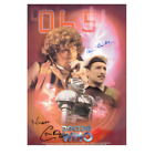 Impresión firmada por Tom Baker y Nicholas Courtney de Doctor Who Robot