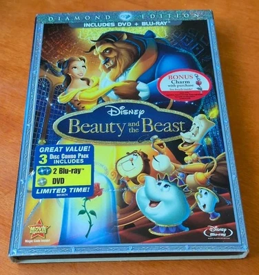 Beauty and the Beast Blu-ray diamond edition Walt Disney Studios  Region Free  - Image 1 of 4