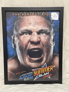 GERAHMTES 12x16 WWE Poster - 2012 Summer Slam Brock Lesnar NEU - Bild 1 von 4