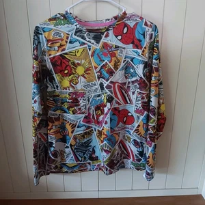 Camisa de cómic manga larga Marvel, talla grande para niños - Imagen 1 de 13