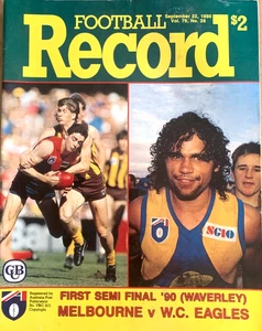 1990 VFL First Semi Final Melbourne v. West Coast Eagles - Bild 1 von 2