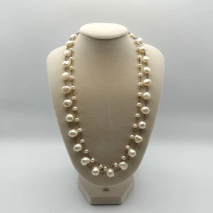 Vintage Kate McCullar Necklace Sterling Silver & Freshwater Pearls + Gift Box - Picture 1 of 9