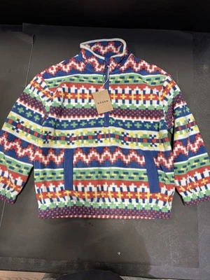 Mini Boden Kids Cosy Geometric Fleece in the Multi Fair Isle Size 7-8 NWT - Image 1 of 3