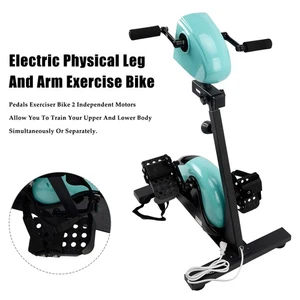 🚀Electric Pedal Trainer Arm Leg Exercise Bike Rehab Machine for Seniors Therapy - Picture 1 of 17