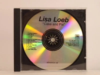LISA LOEB CAKE AND PIE (581) 12 Track Promo CD Album including Plastic Sleeve A& - Image 1 of 4