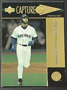Upper Deck #385b 1997 Ken Griffey Jr. Capture The Flag Seattle Mariners - Imagen 1 de 2